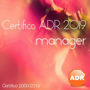 Certifico ADR 2019 Manager | Ottobre 2018