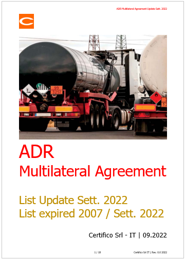 List Multilateral Agreement ADR